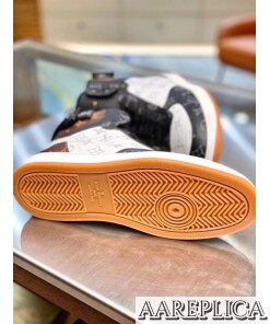 Replica Louis Vuitton Rivoli Sneaker Boots In Mix Monogram Canvas 2
