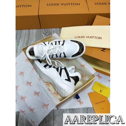 Replica Louis Vuitton White LV Archlight Sneaker 5