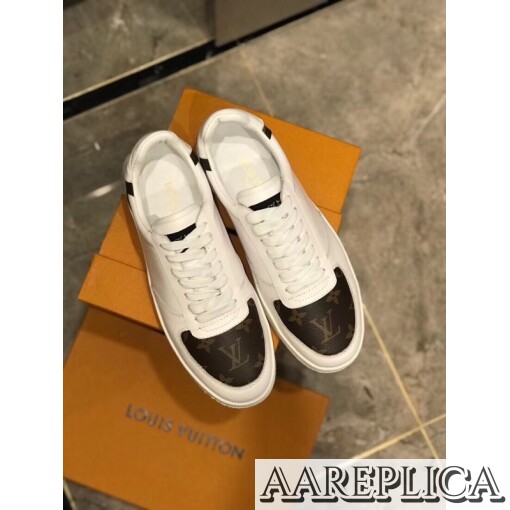 Replica Louis Vuitton White Rivoli Sneakers 5
