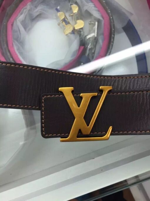 Replica Louis Vuitton LV Initiales Belt Utah Leather M6902Q 7