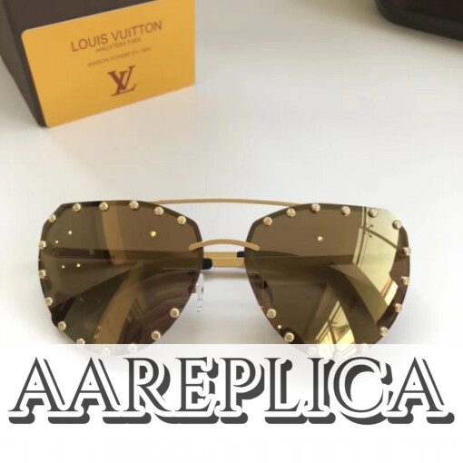 Replica Louis Vuitton The Party Cat Eye Sunglasses Z0983E 3
