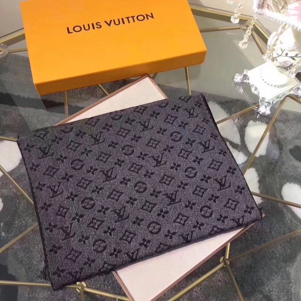 Replica Louis Vuitton Monogram Classic Scarf M78526 for Sale