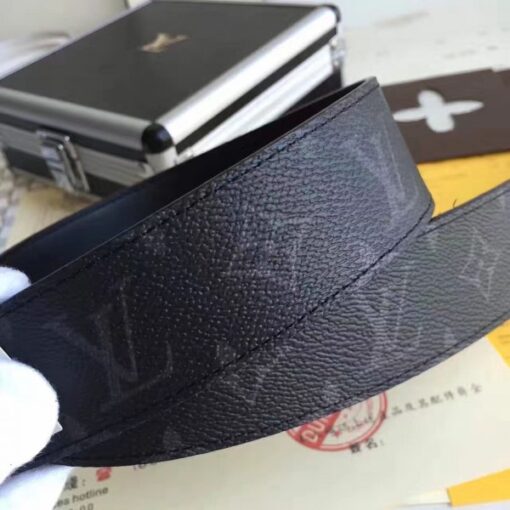 Replica Louis Vuitton Reverso 40mm Belt Monogram Eclipse M9044N 4