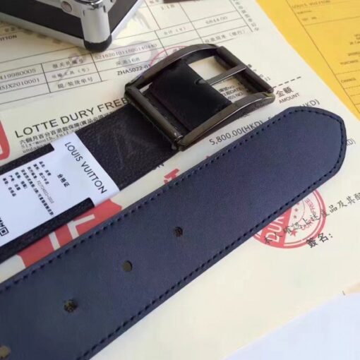 Replica Louis Vuitton Reverso 40mm Belt Monogram Eclipse M9044N 6