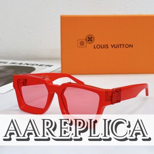 Replica Louis Vuitton Red 1.1 Millionaires Sunglasses Z1599W 2