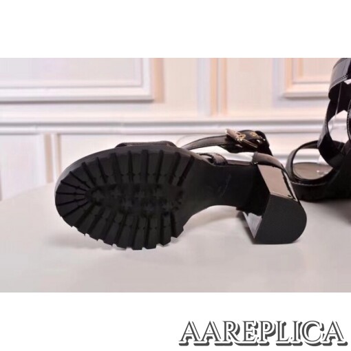 Replica Louis Vuitton Black Star Trail Sandals 4