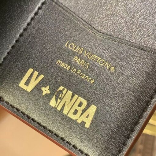 Replica Louis Vuitton LVXNBA Pocket Organizer Ball Grain Leather M80545 6