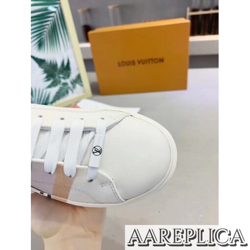 Replica Louis Vuitton White/Black Time Out Sneakers 2