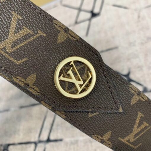 Replica Louis Vuitton Tie The Knot 45mm Belt Monogram Canvas M0244X 7