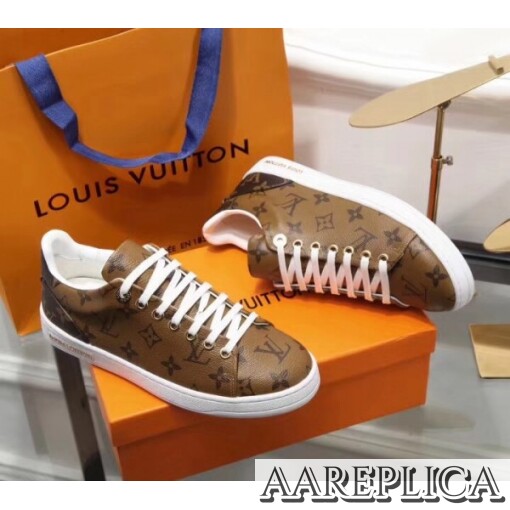 Replica Louis Vuitton Frontrow Sneaker Monogram Reverse 8