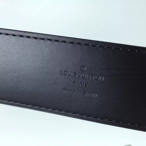 Replica Louis Vuitton LV Initiales Belt Damier Graphite M9808S 8