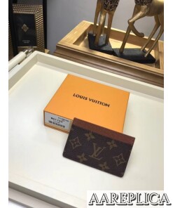 Replica Louis Vuitton Card Holder Monogram Canvas M61733 2