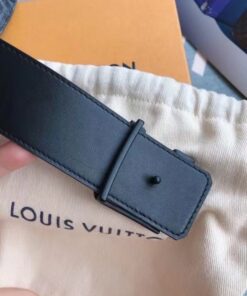 Replica Louis Vuitton LV Shape 40MM Reversible Belt Monogram Relief MP281V 2