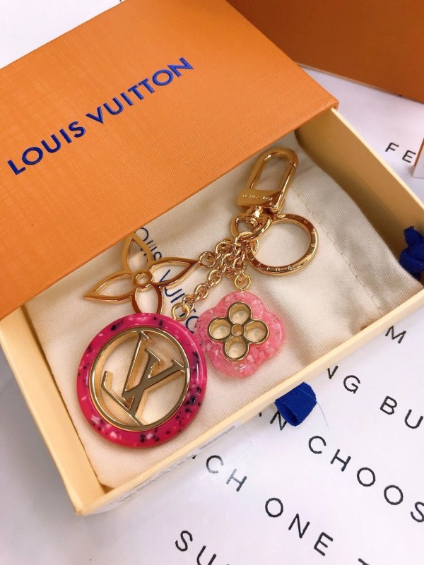 Shop Louis Vuitton MONOGRAM EMPREINTE Colorline bag charm and key