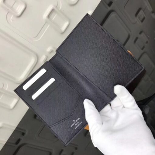 Replica Louis Vuitton Passport Cover Damier Graphite N64411 8