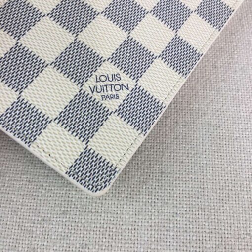 Replica Louis Vuitton Passport Cover Damier Azur N60032 5