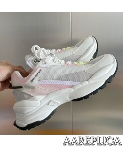 Replica Louis Vuitton Run 55 Sneakers In White Materials 2