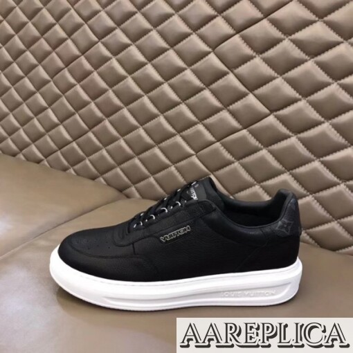 Replica Louis Vuitton Black Beverly Hills Sneakers 5