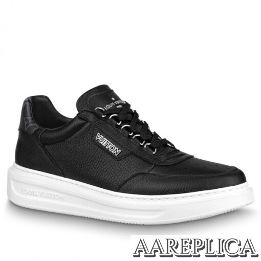 Replica Louis Vuitton Black Beverly Hills Sneakers 8