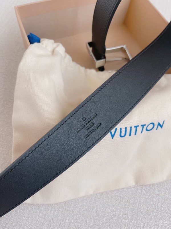 Replica Louis Vuitton Pont Neuf 35mm Belt Taurillon Leather M6065T