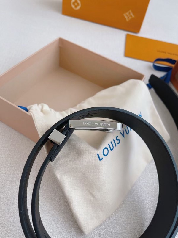 Replica Louis Vuitton Pont Neuf 35mm Belt Taurillon Leather M6065T for Sale