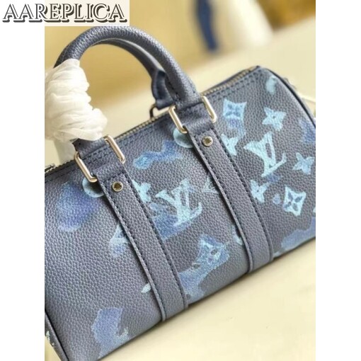 Replica Louis Vuitton Keepall XS Ink Watercolor Leather M57844 4