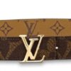 Replica Louis Vuitton LV Cut Reversible Belt Multicolor M9682W 9