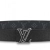 Replica Louis Vuitton LV Initials 40MM Reversible Belt Damier Graphite MP314V 9