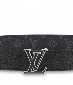 Replica Louis Vuitton LV Initiales 40MM Reversible Belt Taiga Leather M0157V