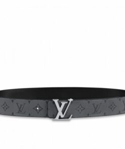 Replica Louis Vuitton LV Initiales 40MM Reversible Belt Monogram Eclipse M0285V