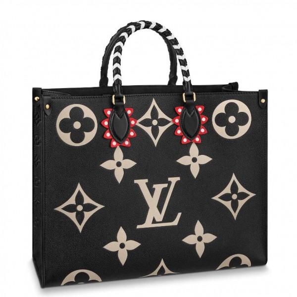 Louis Vuitton Black Monogram Empreinte Crafty Pochette Trio