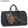 Replica Louis Vuitton Keepall Bandouliere 50 Patchwork Bag M56855 9