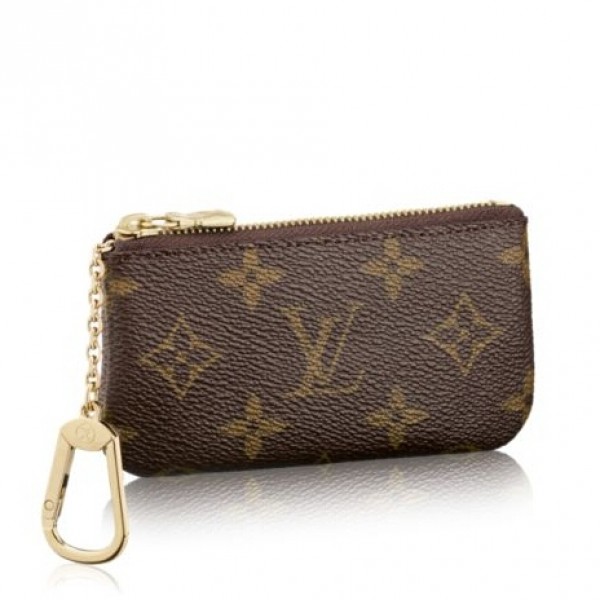 Louis VUITTON Key pouch in monogrammed canvas linked to …