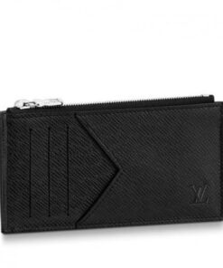 Replica Louis Vuitton Coin Card Holder Taiga Leather M62914