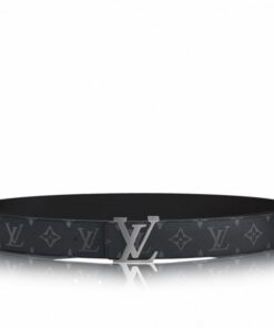Louis Vuitton LV Initiales 40mm Reversible Belt Brown Damier Ebene. Size 95 cm