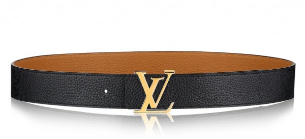 Louis Vuitton LV Initiales 40mm Reversible Belt Brown Damier Ebene. Size 105 cm