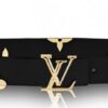 Replica Louis Vuitton LV Iconic Metallic Flowers 30mm Belt M9310U