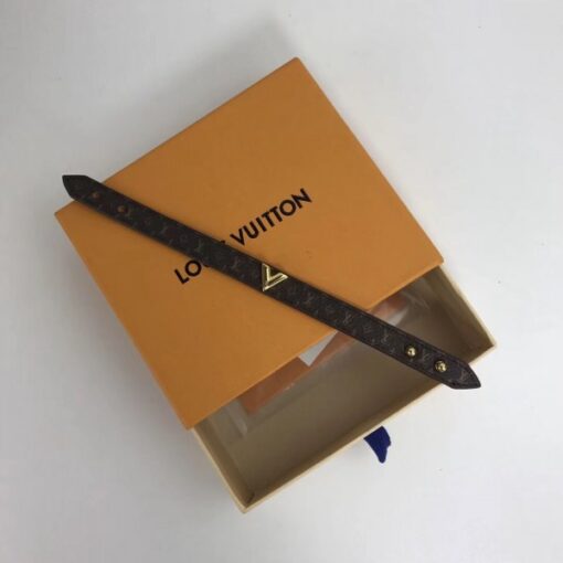 Replica Louis Vuitton Essential V Bracelet Monogram Canvas M6042F 2
