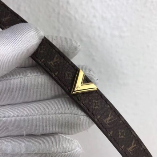 Replica Louis Vuitton Essential V Bracelet Monogram Canvas M6042F 5