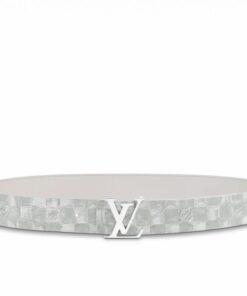 Replica Louis Vuitton LV Initiales 40MM Reversible Belt Damier Salt MP300V