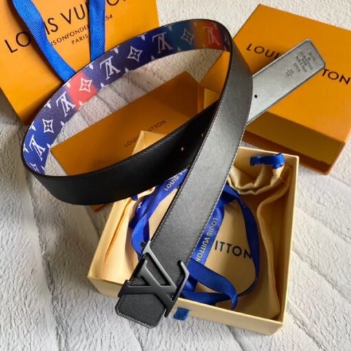 Replica Louis Vuitton LV Shape 40MM Reversible Belt Monogram MP313V 4