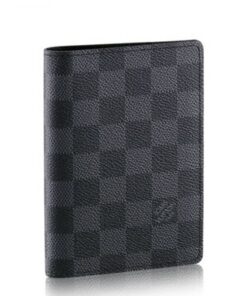 Replica Louis Vuitton Passport Cover Damier Graphite N60031