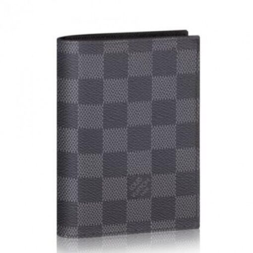Replica Louis Vuitton Passport Cover Damier Graphite N64411