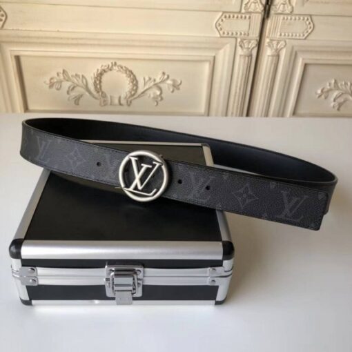 Replica Louis Vuitton LV Crcle 35mm Belt Monogram Eclipse M9931Q 6