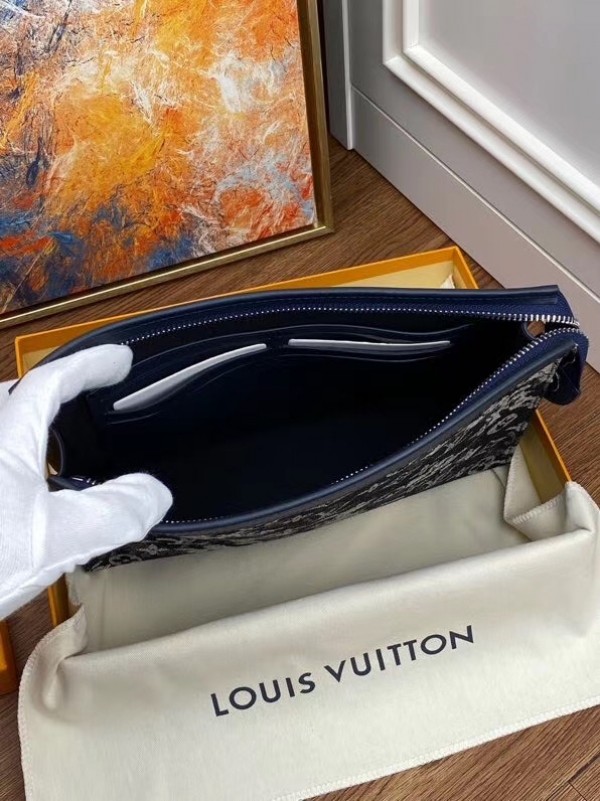 Louis Vuitton Men's Monogram Tapestry Pochette Voyage mm