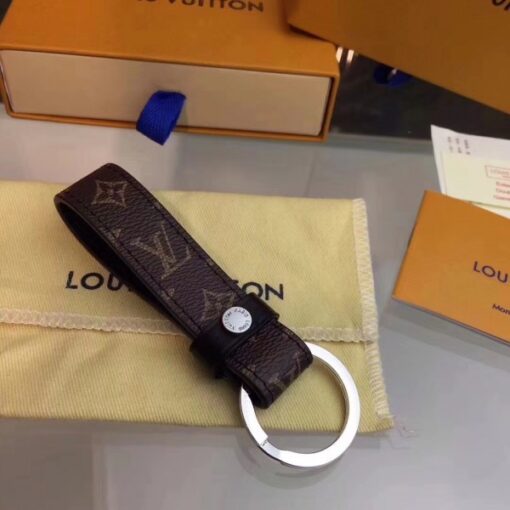 Replica Louis Vuitton LV Dragonne Key Holder Monogram Canvas M62709 for  Sale