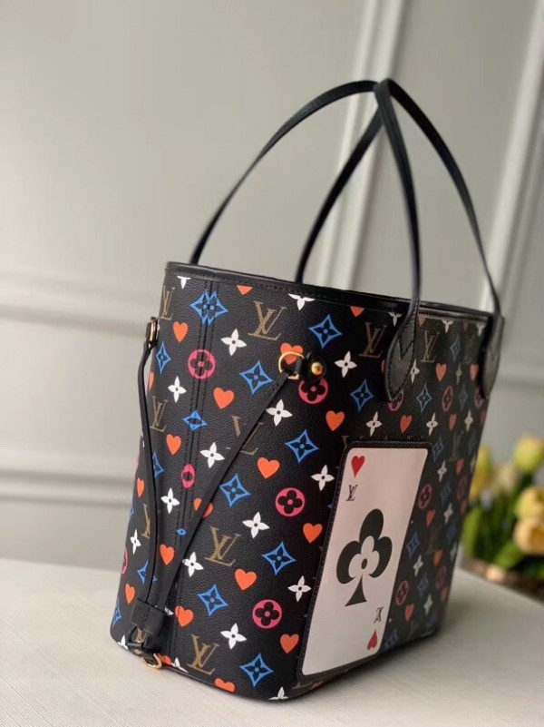 Louis Vuitton, Bags, Louis Vuitton Game On Mm Neverfull Wpouch New