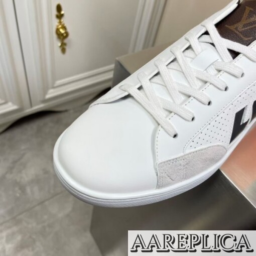 Replica Louis Vuitton Luxembourg Sneakers with Monogram Heel 4