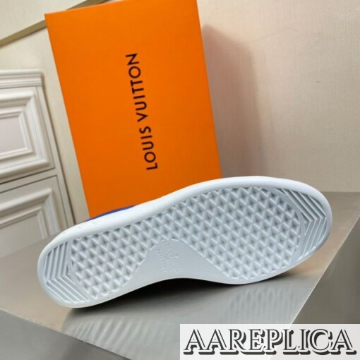 Replica Louis Vuitton Luxembourg Sneakers with Monogram Heel 7