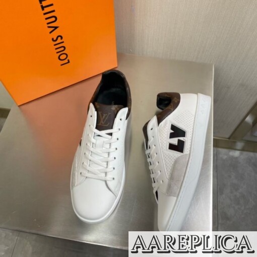 Replica Louis Vuitton Luxembourg Sneakers with Monogram Heel 8